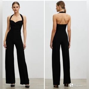Norma Kamala women Cayla slim straight leg catsuit NWT